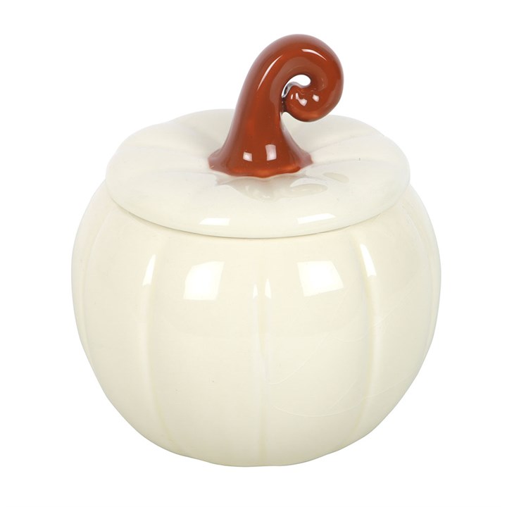 White Curly Pumpkin Oil Burner - view 2