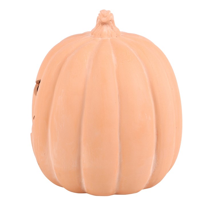 22cm Terracotta Pumpkin Ornament - view 3