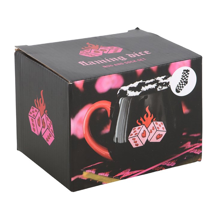 Black Dice Mug and Socks Set - view 5
