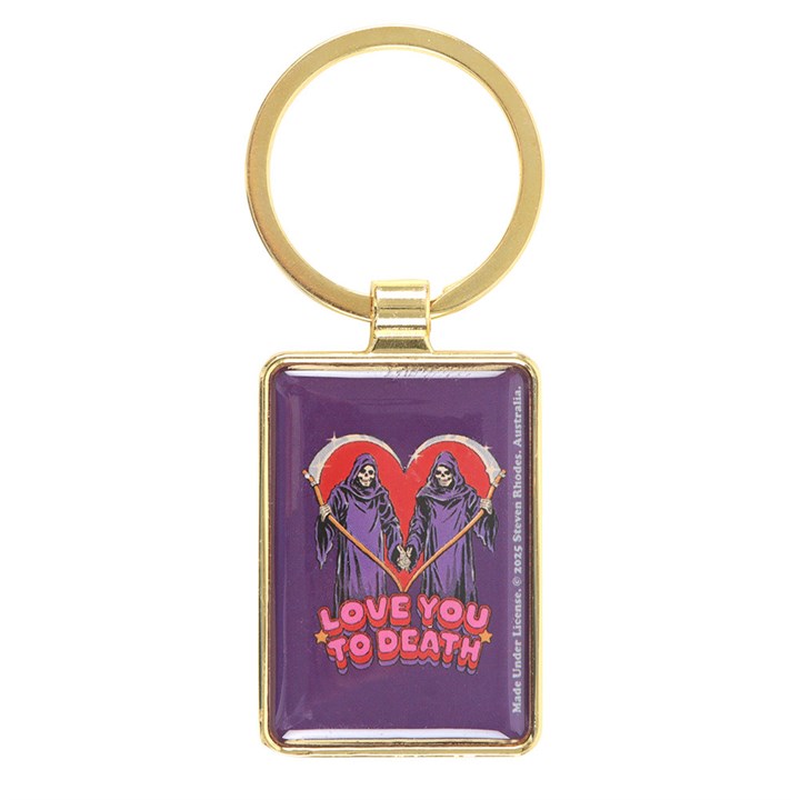 Love You To Death Keyring by Steven Rhodes - view 3