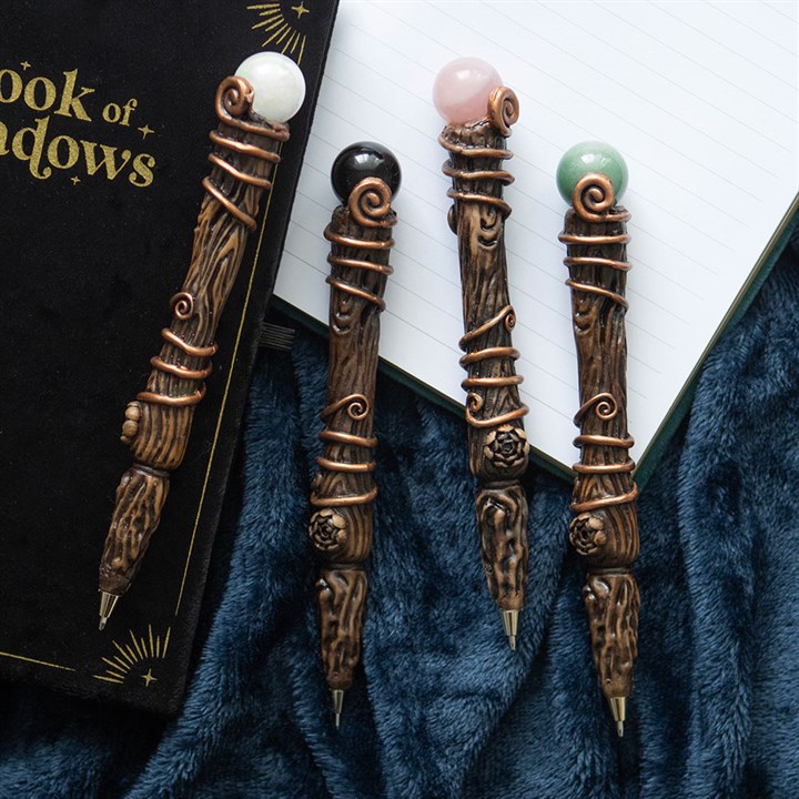 Abundance Green Aventurine Crystal Wand Pen - view 5