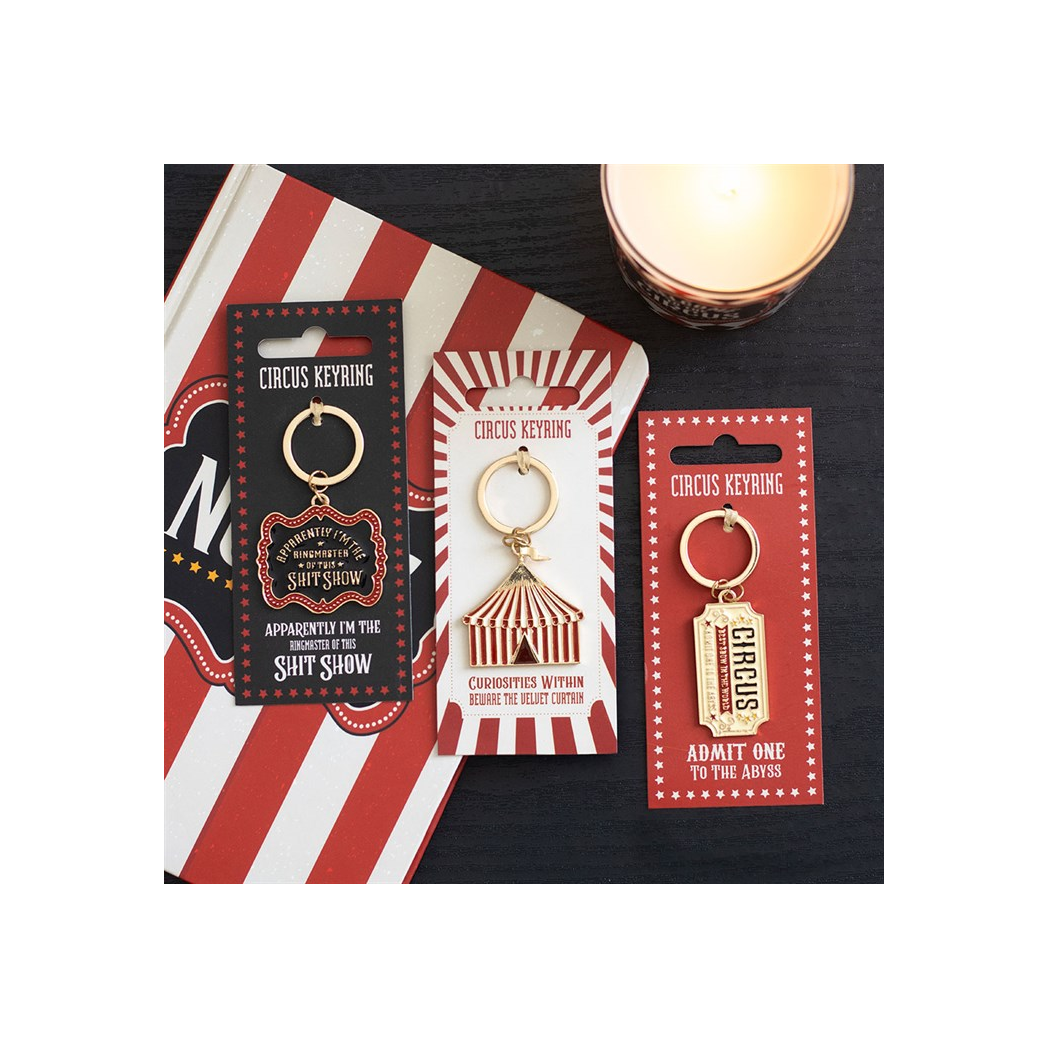 Admit One to the Abyss Circus Ticket Keyring - view 5