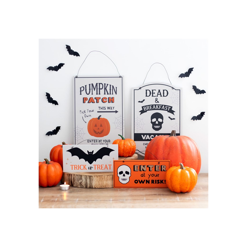 30cm Pumpkin Patch Hanging Sign - view 3