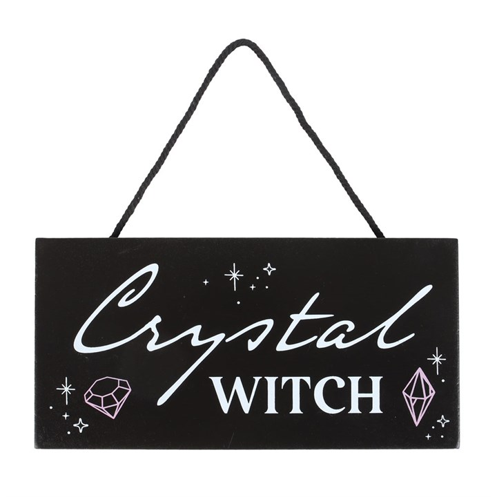 Crystal Witch Hanging Sign - view 2