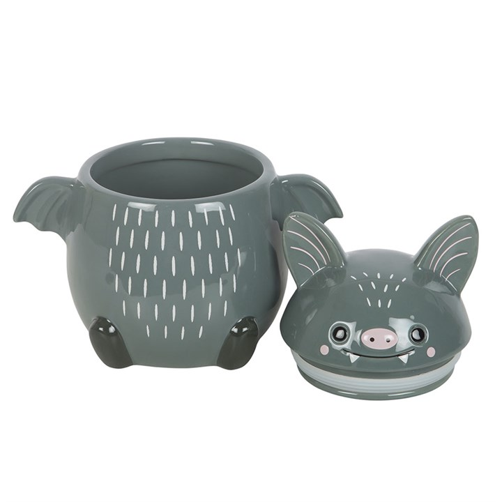 Cute Bat Cookie Jar - view 3