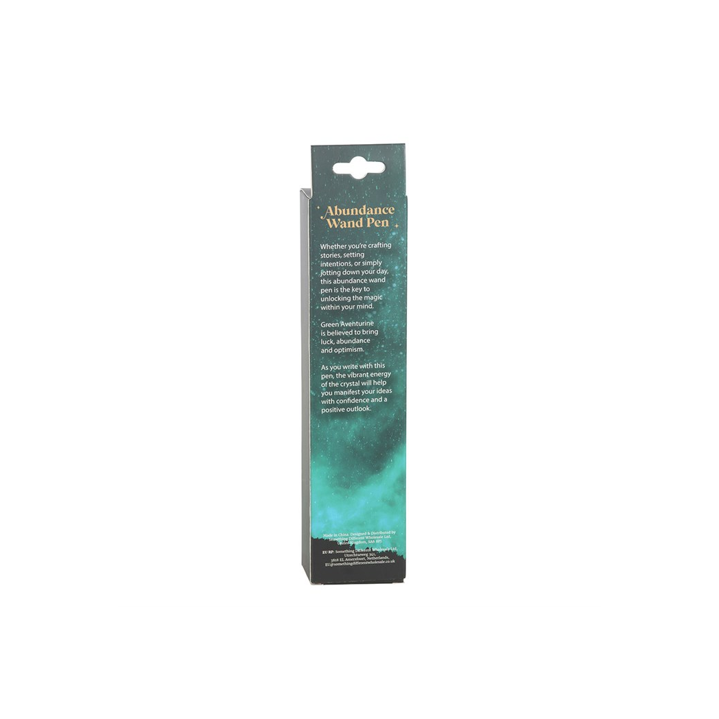 Abundance Green Aventurine Crystal Wand Pen - view 3
