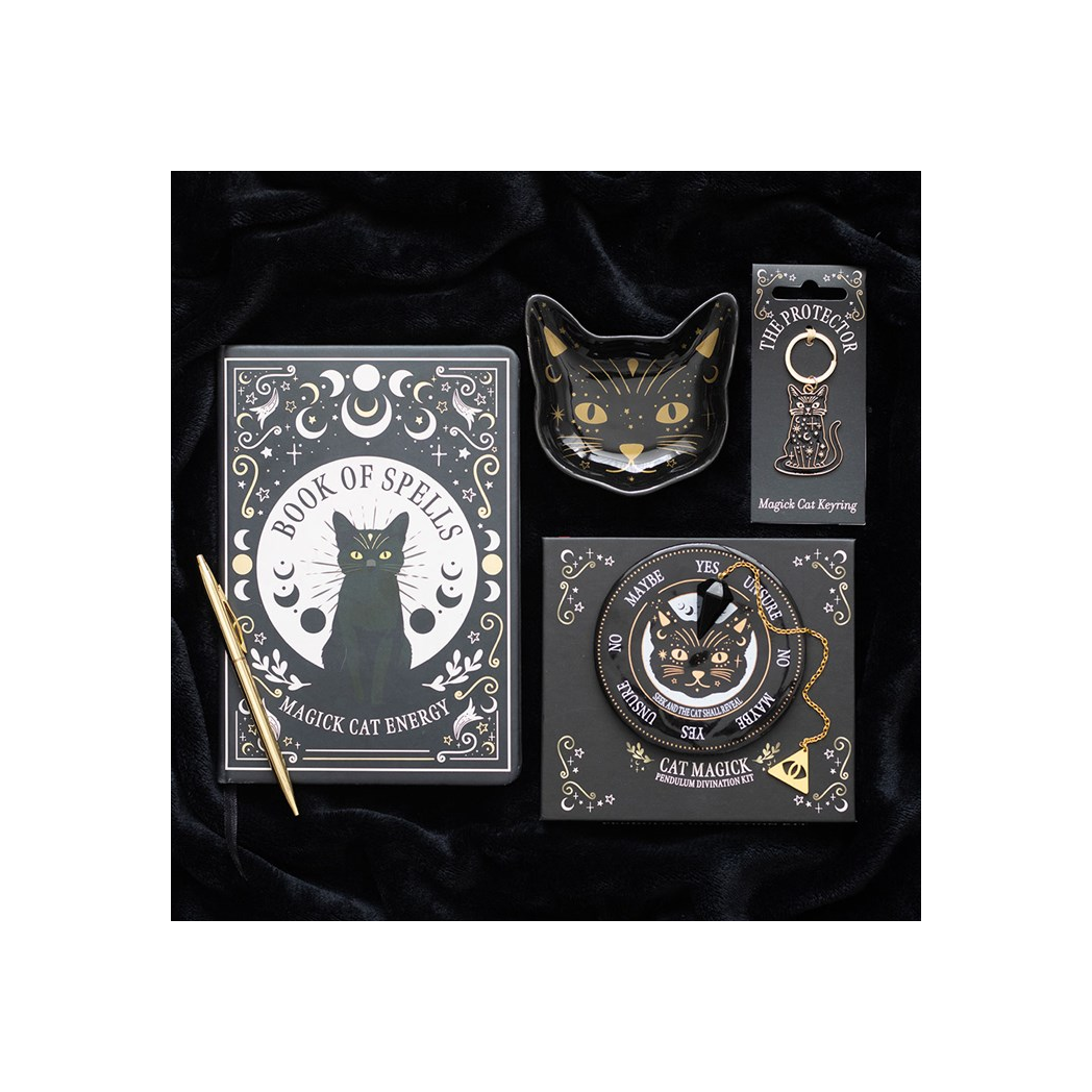 Black Cat Magick Book of Spells A5 Notebook with Pen - view 6