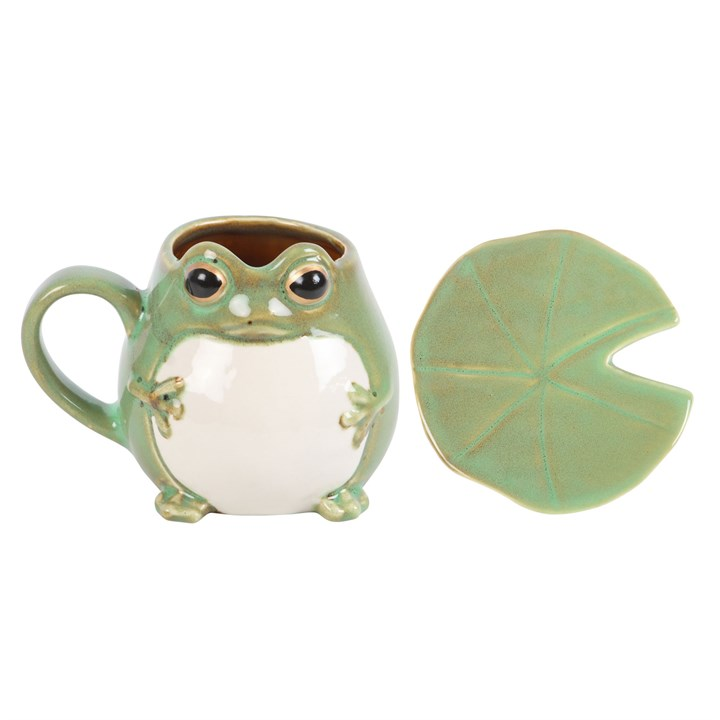 Frog Shaped Mug and Lily Pad Saucer - view 5