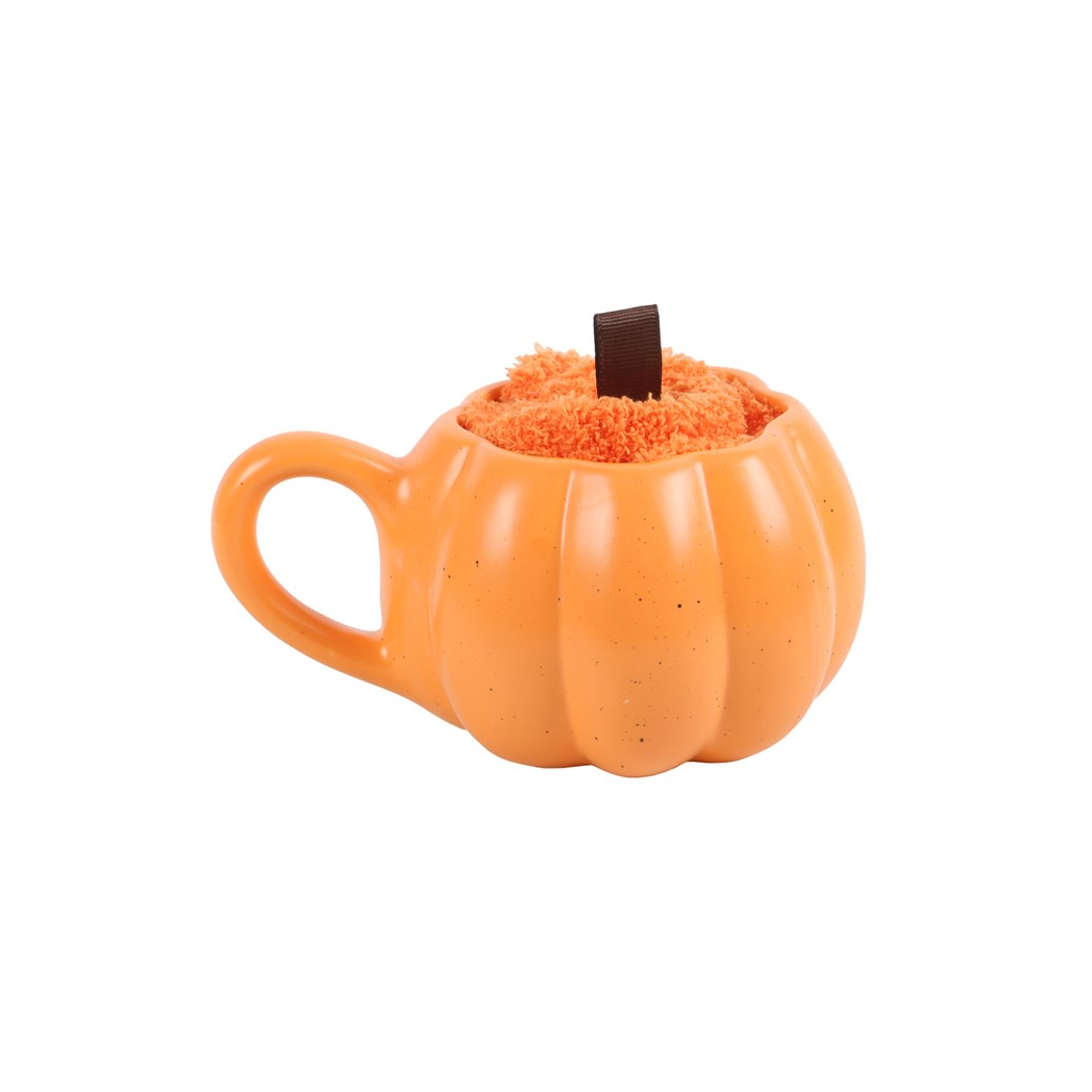 Pumpkin Shaped Mug and Socks Set - view 2
