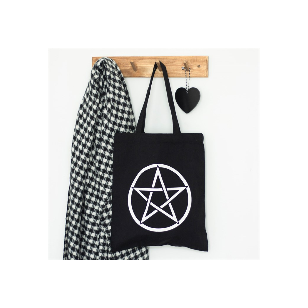 Pentagram Polycotton Tote Bag - view 4