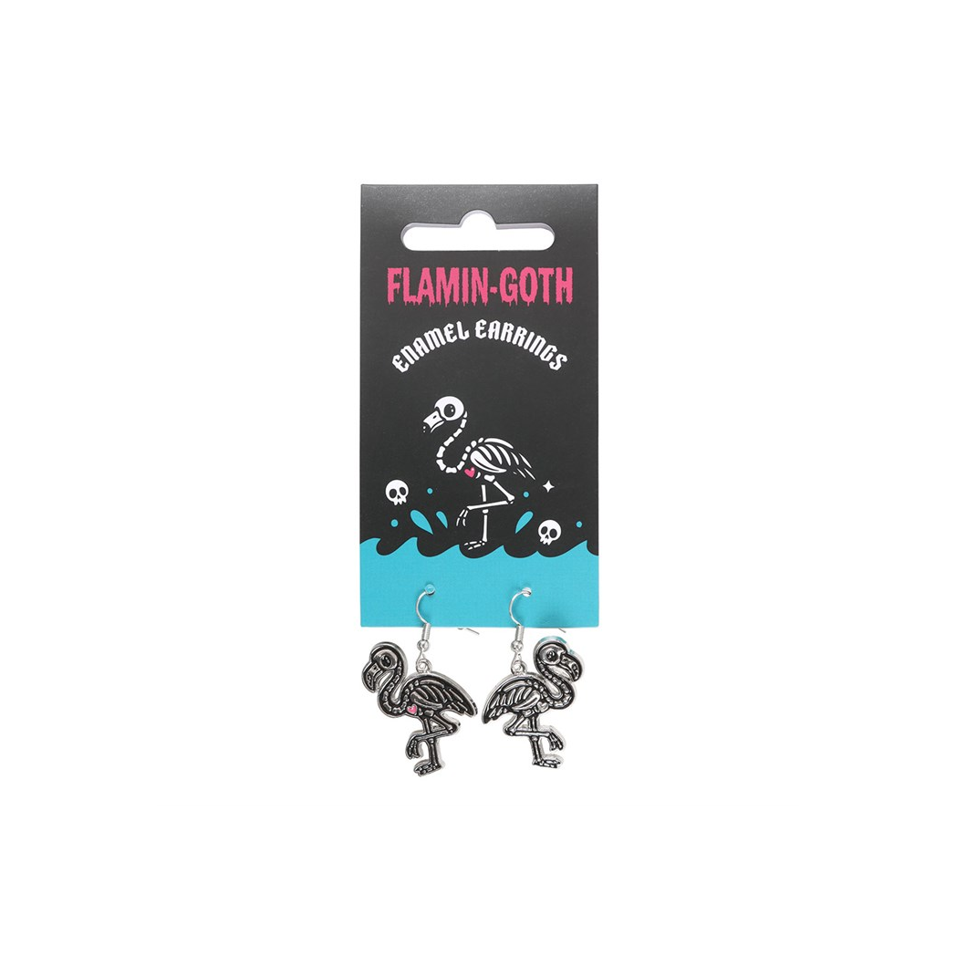Flamin-goth Enamel Dangle Earrings - view 2