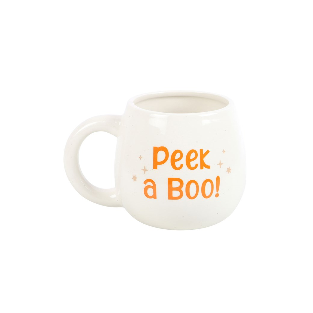 Peekaboo Ghost Rounded Mug - view 6