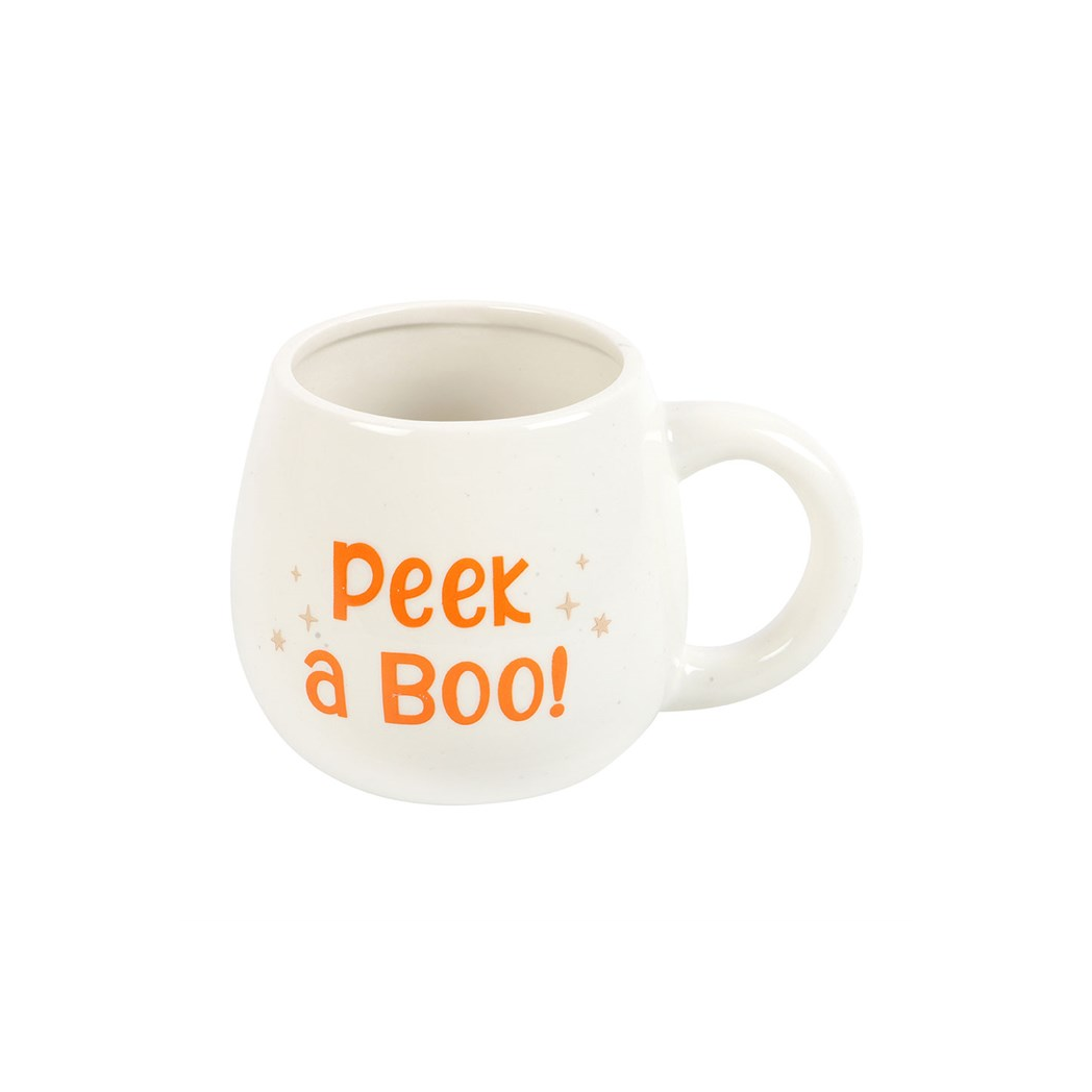 Peekaboo Ghost Rounded Mug - view 4