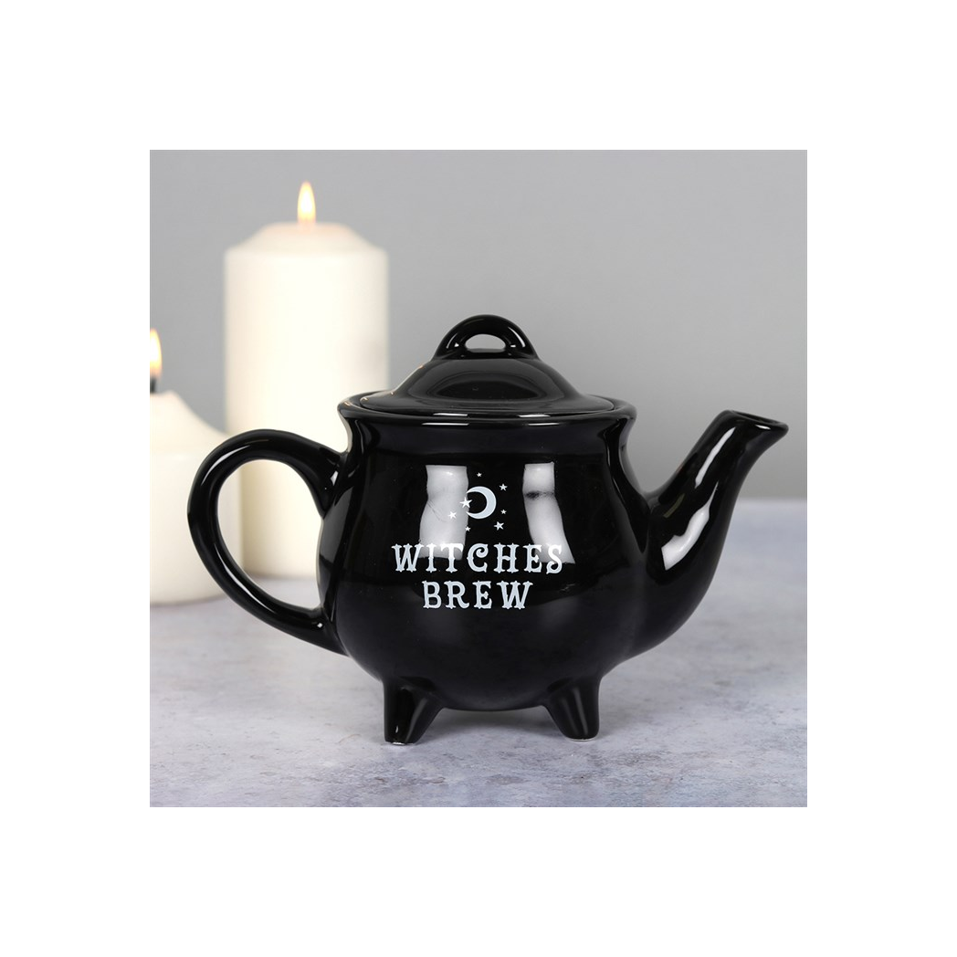 Witches Brew Black Ceramic Tea Pot - view 5