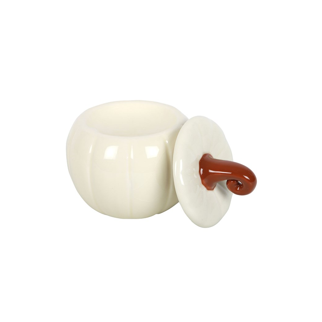 White Curly Pumpkin Oil Burner - view 3