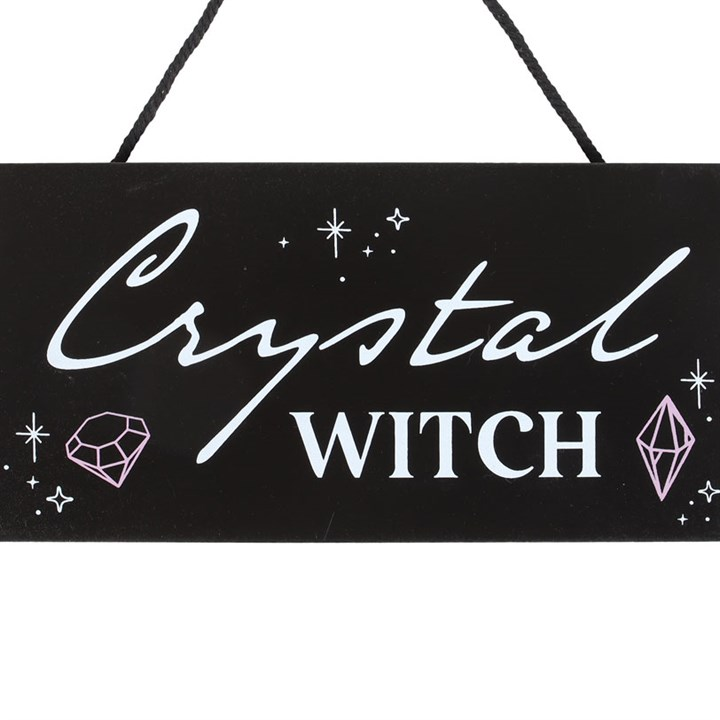 Crystal Witch Hanging Sign - view 3