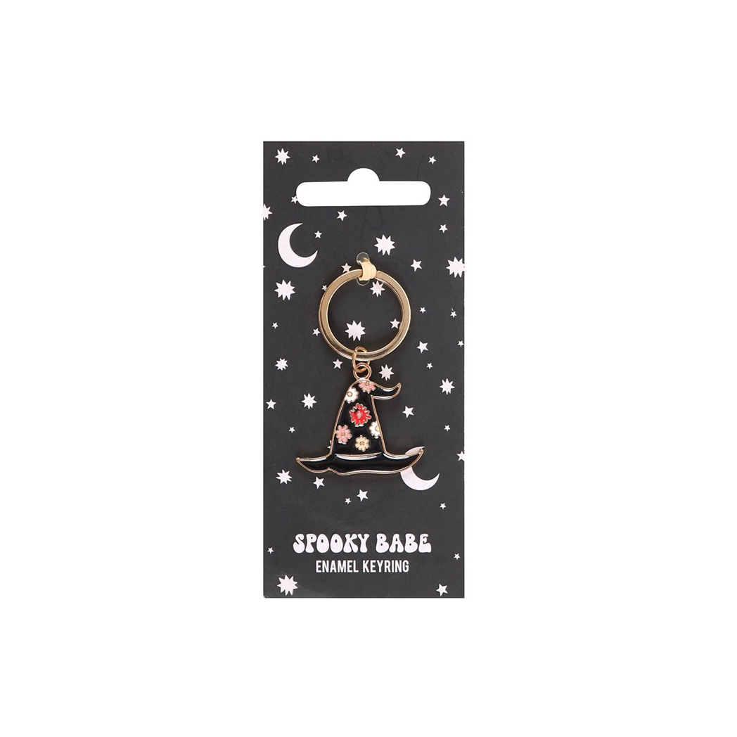 Spooky Babe Witch Hat Keyring - view 2