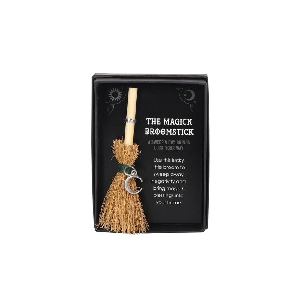 Crescent Moon Mini Magick Broomstick