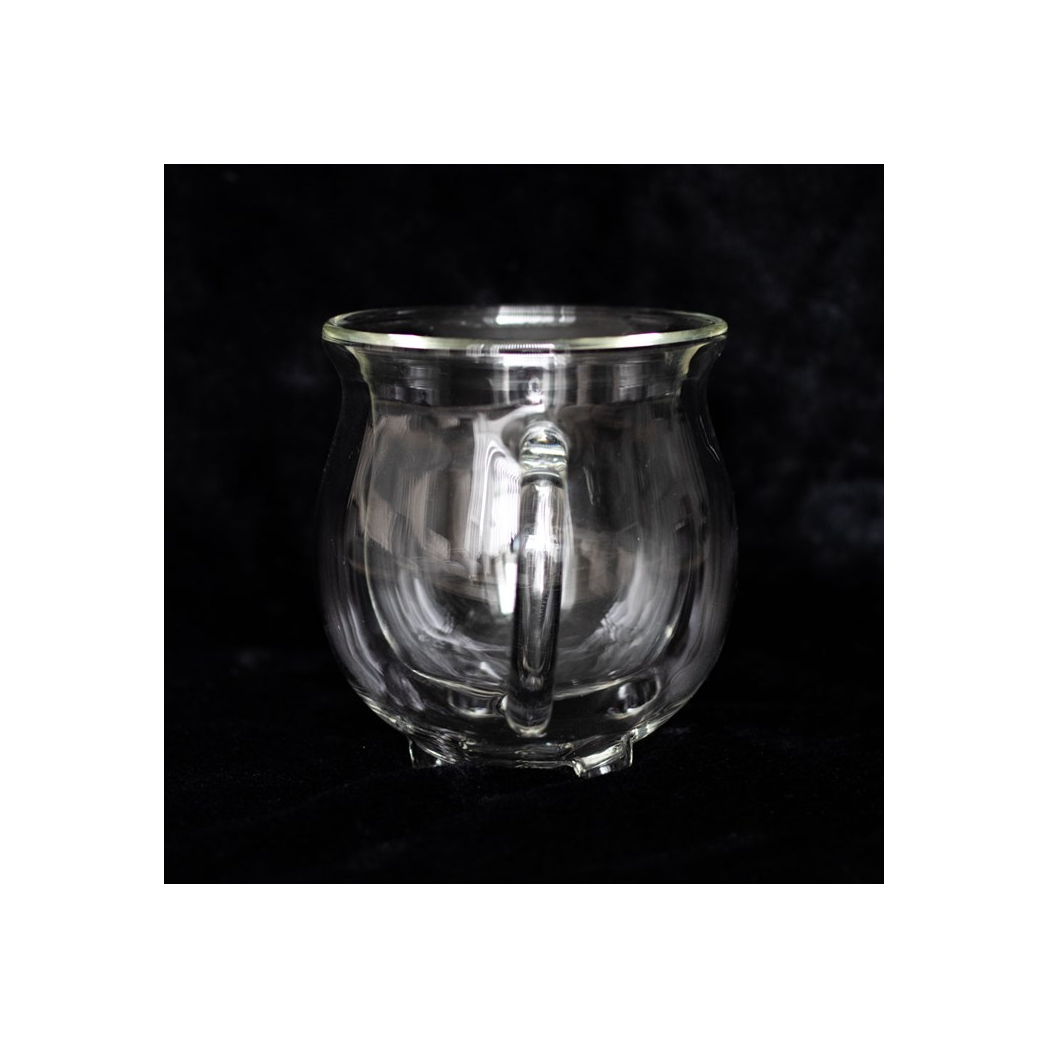 Clear Double Walled Glass Cauldron Mug - view 3
